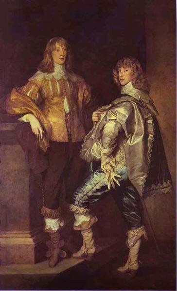 Anthony Van Dyck The more intimate, but still elegant style he developed in England, oil painting image